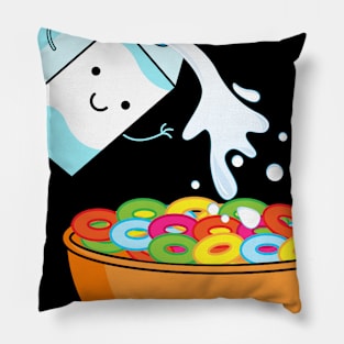 Funny breakfast design Pillow