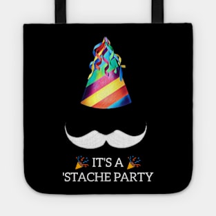 It's a 'Stache Party Tote