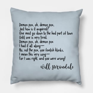 Demon pox Will Herondale Pillow