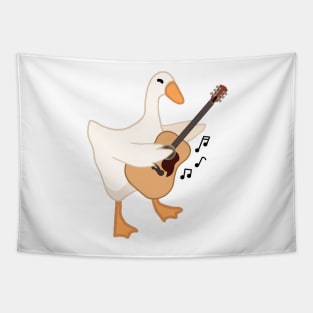 Guitar Goose Tapestry