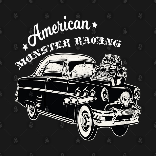 American Car Monster Racing by JeffDesign