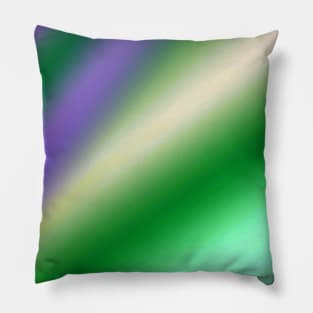 purple green white abstract texture art Pillow