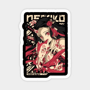 Nezuko Kamado - Demon Slayer Design Magnet