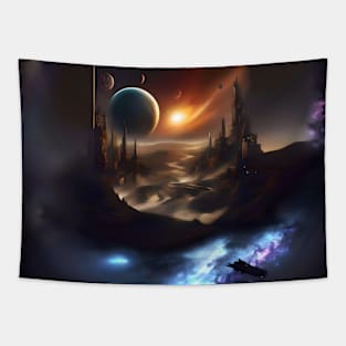 Planetary Realm Tapestry