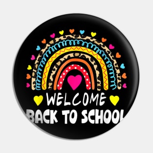 Welcome Back To School First Day of School Teachers Students Pin