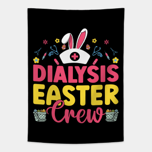 Dialysis easter crew Funny Easter nurse T Shirt Design Tapestry