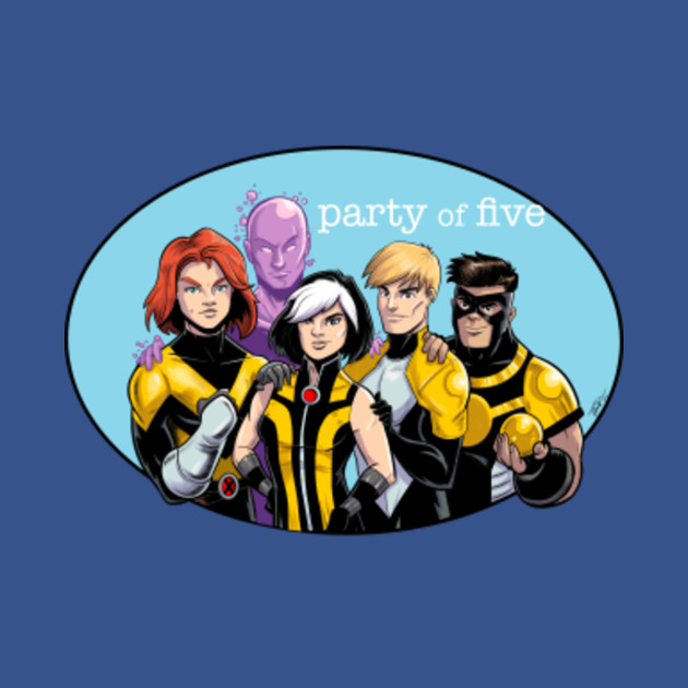 Disover Party of Five - X Men - T-Shirt