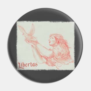 Libertas freedom illustration Pin
