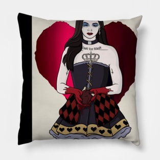 Queen of the Heartless Pillow