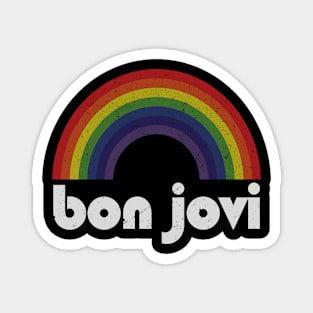 Bon Jovi - Rainbow Vintage Magnet