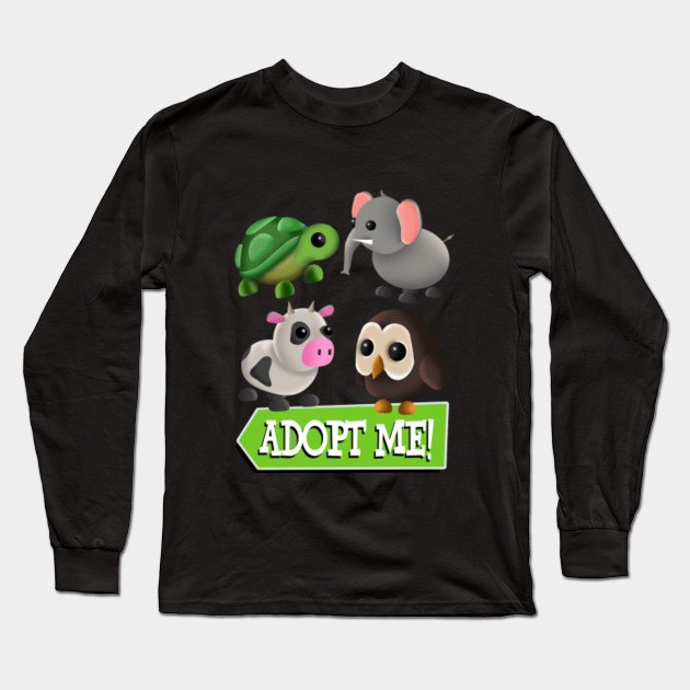 Adopt Me Roblox Family Adopt Me Roblox T Shirt Manches Longues Teepublic Fr - t shirt panda roblox