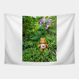 Care bear in the garden Tapestry