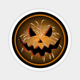 Creepy Pumpkin - Halloween! Magnet