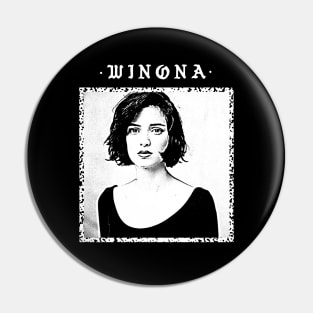 Winona // Retro Style Aesthetic Design Pin