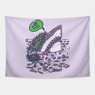 The Jelly Bean Easter Shark Tapestry