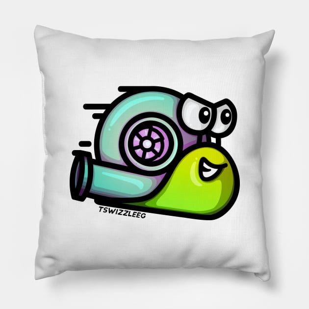 Turbo Snail - Ambiance Pillow by hoddynoddy