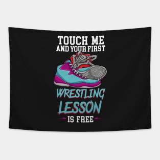 WRESTLING: First Wrestling Lesson Tapestry