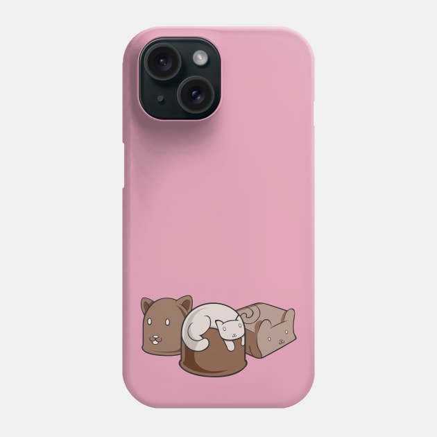 Kitty Kitty Bon Bon - Kawaii Confections Phone Case by 5sizes2small