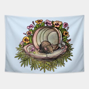 Teacup Mouse Tapestry