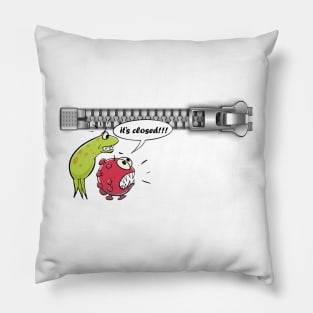 FUNNY RUDE BUMPER Pillow