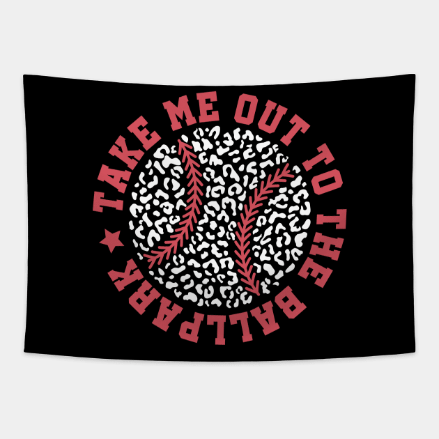 Take Me Out To The Ballpark Tapestry by Teewyld
