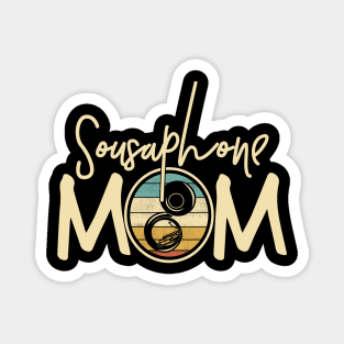 Marching Band - Funny Retro Sousaphone Mom Gift Magnet