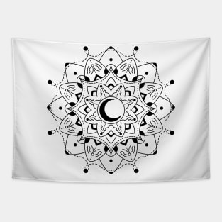 Moon Mandala | Sacred Geometry Tapestry