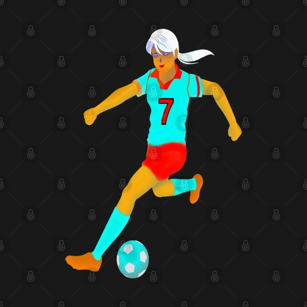 Copy of GIRL FOOTBALLER by sailorsam1805