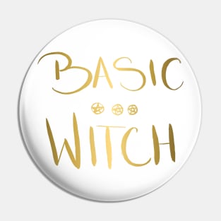 Basic Witch - Gold Pin