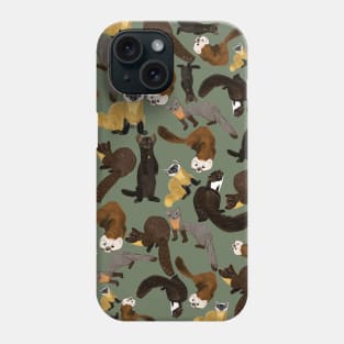 Marten species pattern Phone Case