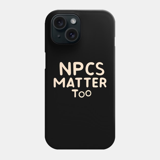 NPC Phone Case by NomiCrafts