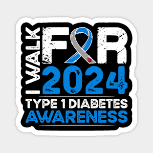 Type 1 Diabetes Awareness 2024 Walk Magnet