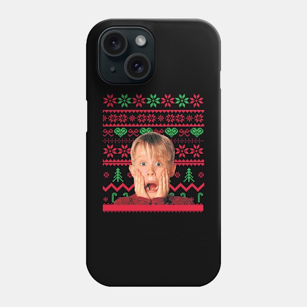 kevin mccallister ugly sweater Phone Case by iceiceroom