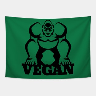 Vegan Fitness Gorilla Tapestry