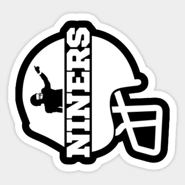 Nfl San Francisco 49ers Vector Drawn 49ers Football Team Sticker Teepublic