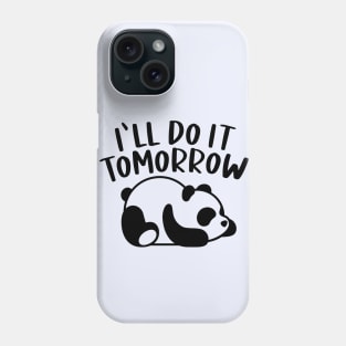 Lazy Panda Bear Phone Case