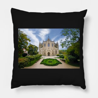 Church of Saint Barbara in Kutna Hora, Czech Republic Pillow