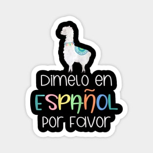 En Espanol Por Favor Bilingual Spanish Teacher Gifts Magnet