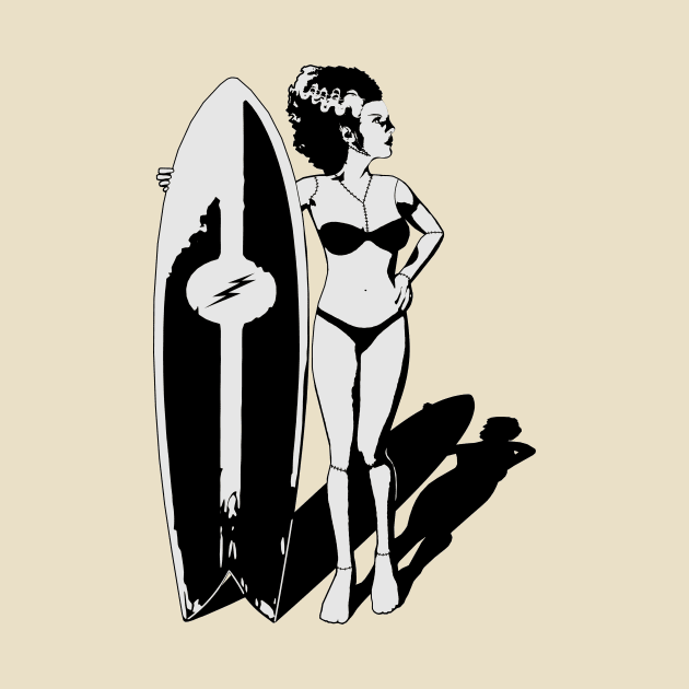 Surfer Bride by LordNeckbeard