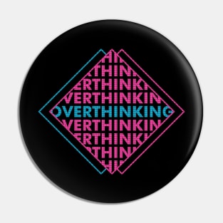 Vaporwave overthinking Pin