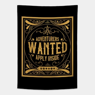 Adventurers Wanted Tabletop RPG Tapestry