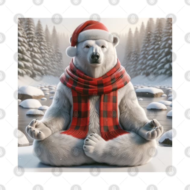 Yoga Bear by TooplesArt