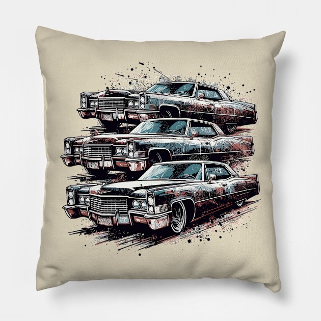 Cadillac Eldorado Pillow by Vehicles-Art