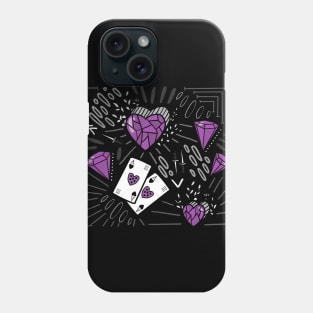 Purple Ace Phone Case