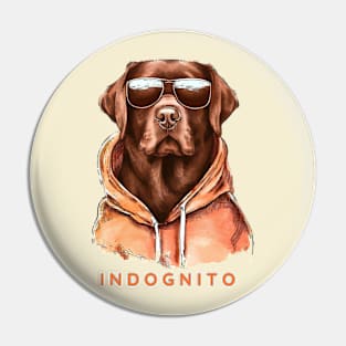 Labrador Retriever Indognito Pin