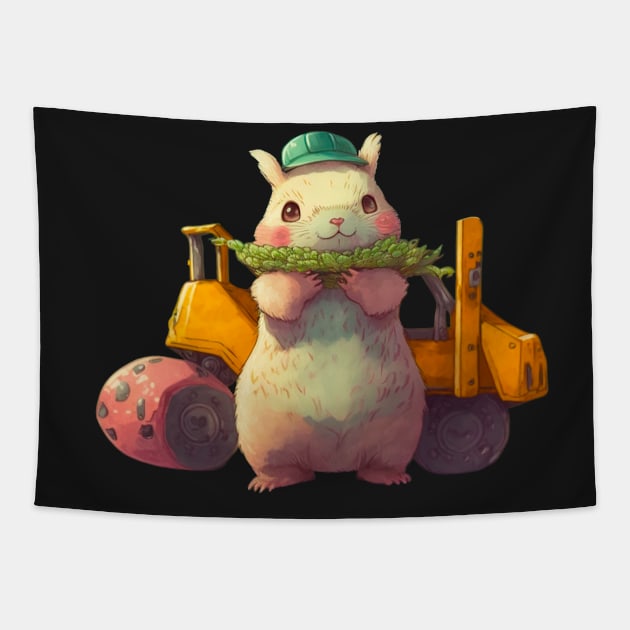 marmot cute kawaii, t-shirt. Tapestry by max.trideau@gmail.com