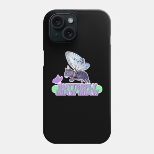 Butterfly cat funny flying cat with wings Phone Case