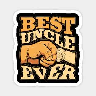 Best Uncle Ever Fist Bump Magnet