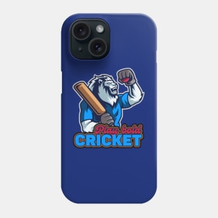 Play Bold Cricket Phone Case