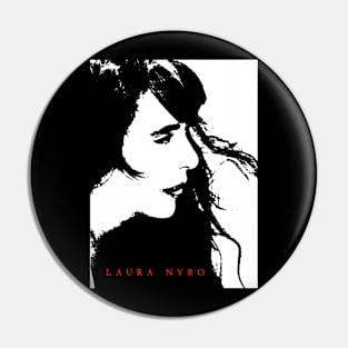 Laura Nyro Silhouette Pin